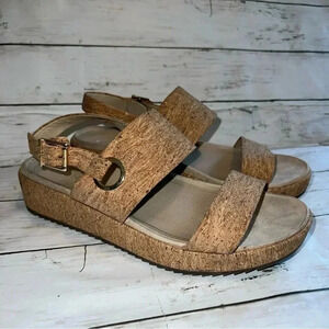 Vionic Louise Cork Platform Sandal Size 11 EUC